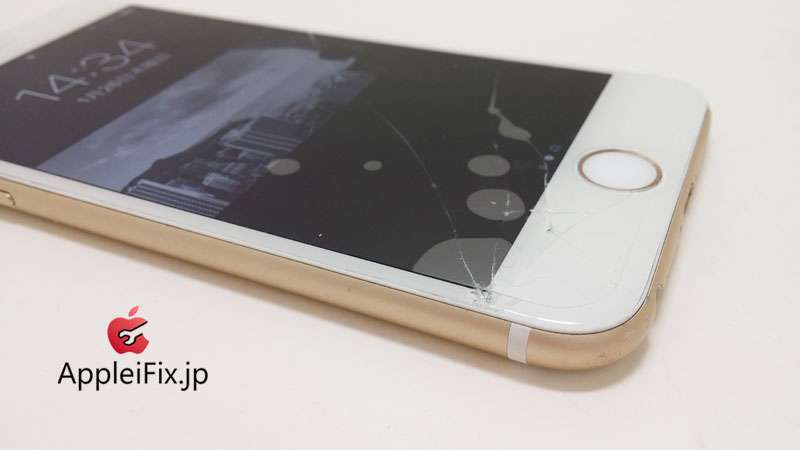 iPhone6 Gold ガラス交換修理　3回目リピータ_repair_1.jpg